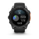 Смарт-годинник Garmin Fenix 8 – 51 мм, AMOLED, сланцево-сірий з чорним силіконовим ремінцем