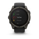 Смарт-годинник Garmin Fenix 8 – 51 мм, Solar Sapphire, титан з DLC-покриттям Carbon Gray та силіконовим ремінцем чорного/сірого кольору
