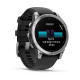 Смарт-годинник Garmin Fenix E – 47 мм, AMOLED, нержавіюча сталь з чорним силіконовим ремінцем