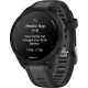 Смарт-годинник Garmin Forerunner 165, чорний/сланцево-сірий силіконовий ремінець