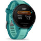 Смарт-годинник Garmin Forerunner 165 Music, силіконовий ремінець кольору бірюзовий/аква
