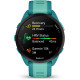 Смарт-годинник Garmin Forerunner 165 Music, силіконовий ремінець кольору бірюзовий/аква