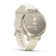 Смарт-годинник Garmin Lily 2 Active у кольорі місячне золото із силіконовим ремінцем кольору слонової кістки