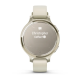 Смарт-годинник Garmin Lily 2 Active у кольорі місячне золото із силіконовим ремінцем кольору слонової кістки