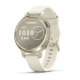 Смарт-годинник Garmin Lily 2 Active у кольорі місячне золото із силіконовим ремінцем кольору слонової кістки