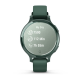 Смарт-годинник Garmin Lily 2 Active яшмово-зелений із зеленим силіконовим ремінцем