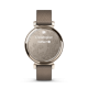 Смарт-годинник Garmin Lily 2 Classic кремово-золотистий, ремінець з нейлону кавового кольору