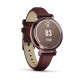 Смарт-годинник Garmin Lily 2 Classic, темна бронза, шкіряний ремінець кольору шовковиці