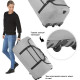 Сумка дорожня на колесах TravelZ Wheelbag 100 Liter Grey (603092)