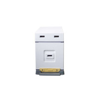 Вулик пінополістирол для вирощування пакетів Дадан на 6 рамок (пластикове дно) нефарбований