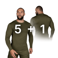 Комплект Лонгслів CoolTouch Олива 5+1 (8333)