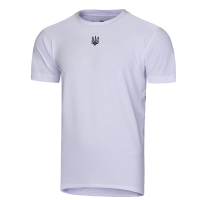 Футболка Modal з прінтом Біла (Тризуб чорний) (7274), L