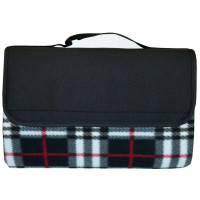 Килимок для пікніка флісовий 150х135см, Чорний