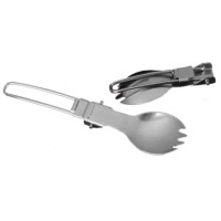 Ложка-виделка TRAMP складана (нержавіюча сталь) UTRC-042