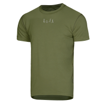 Футболка Modal з прінтом Зелена (Воля білий) (7271), L