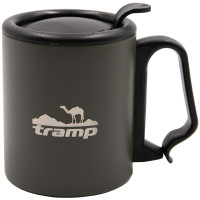Термокружка TRAMP з поїлкою і защіпкою 350 мл олива